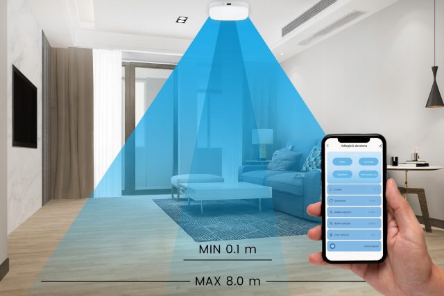 Czujnik ruchu obecności ścienny USB 5V ZIGBEE TUYA