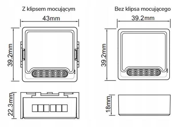 Moduł z sensorem do bramy garażu WiFi