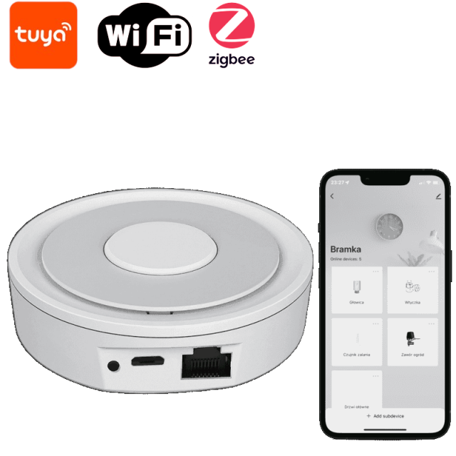 Inteligentna Bramka Przewodowa NEO TUYA Zigbee