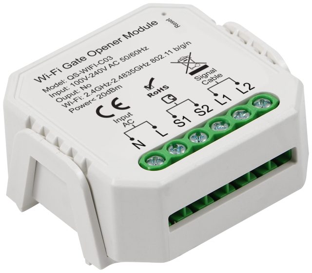 Sterownik do bramy z czujnikiem przewodowym Zigbee