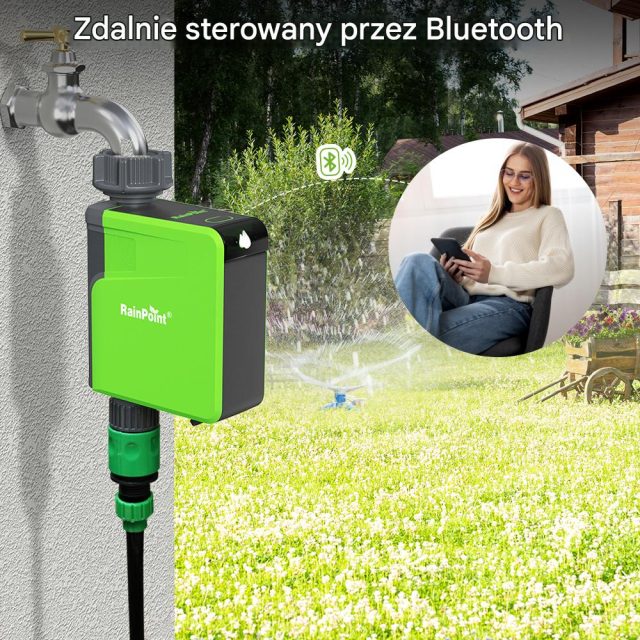 Sterownik Nawadniania 1-strefowy Bluetooth RainPoint