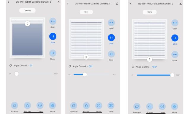 Inteligentny sterownik rolet i żaluzji WiFi TUYA – z funkcją regulacji lameli Kompatybilny z Alexa i Google