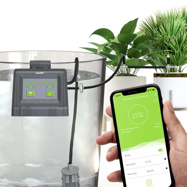 Inteligentny System Nawadniania Kropelkowego Doniczkowego i Ogrodowego Wi-Fi RainPoint
