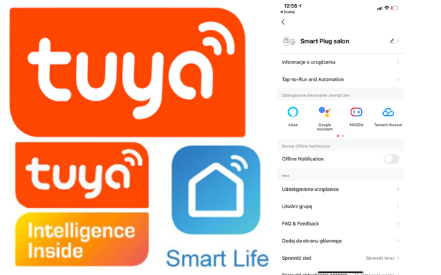 Inteligentny sterownik rolet i żaluzji WiFi TUYA – z funkcją regulacji lameli Kompatybilny z Alexa i Google