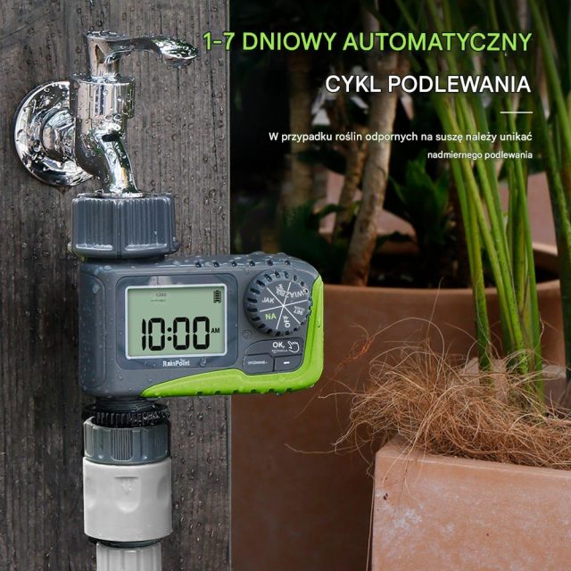 Sterownik Automatyczny do Nawadniana Ogrodu Timer RainPoint