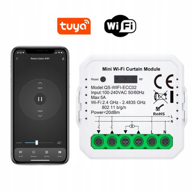 Sterownik Rolet TUYA WiFi
